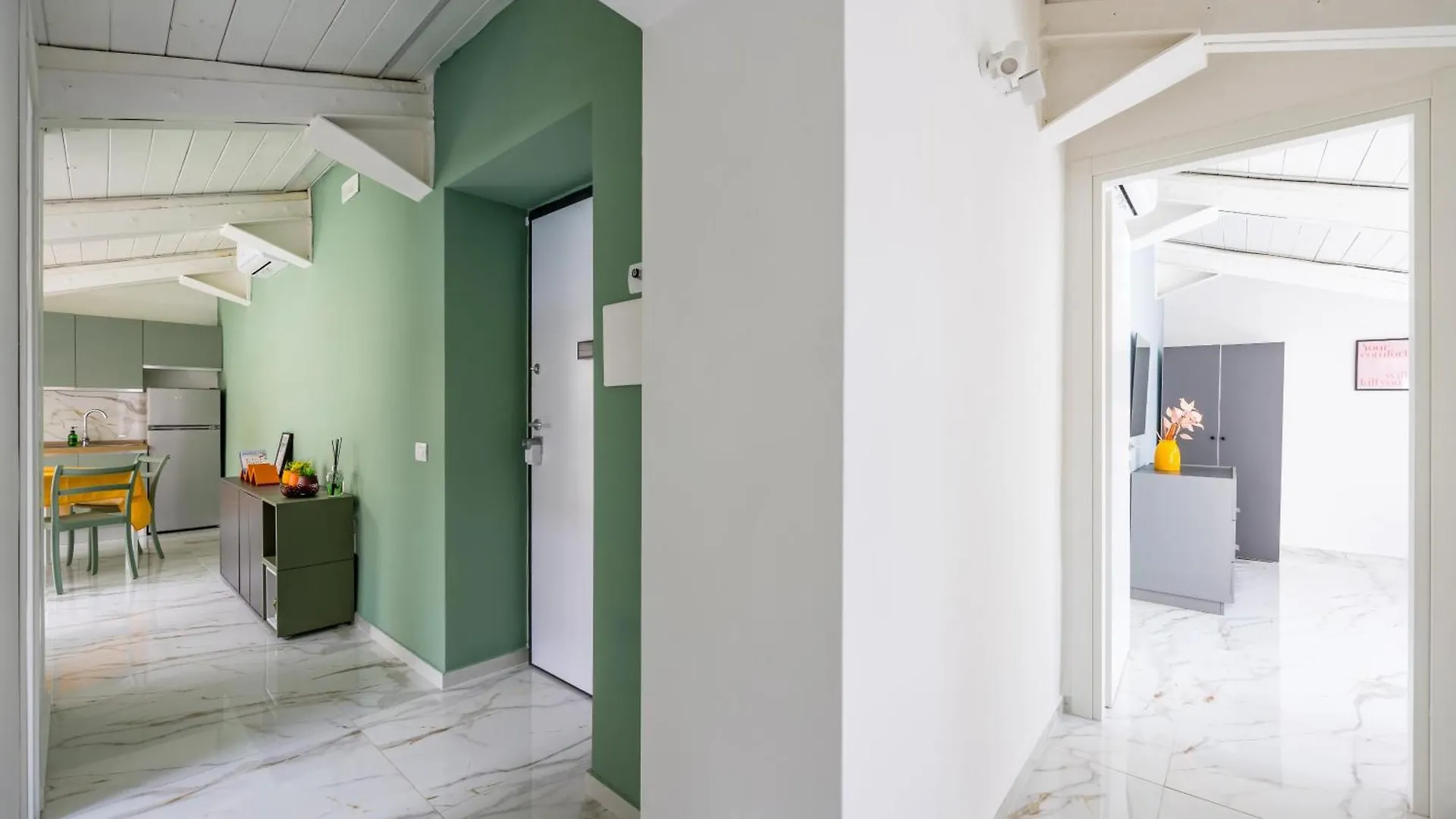 Sloping Roof In The Center Of Naples Apartment